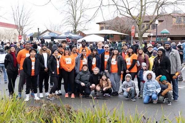 Fotografía grupal del personal de SMUD en la Marcha de Martin Luther King Jr.