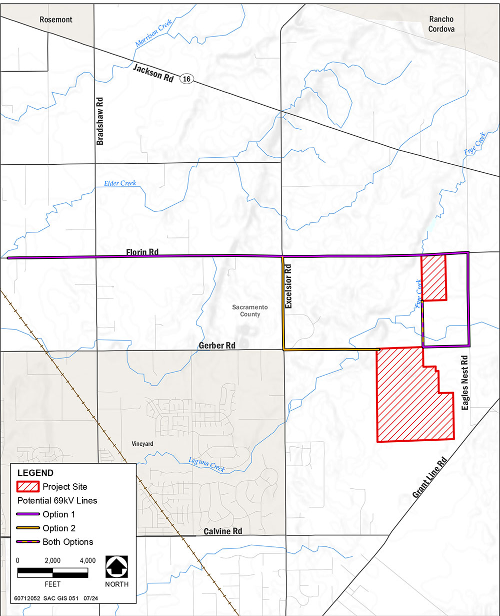 Oveja Ranch Solar Project map